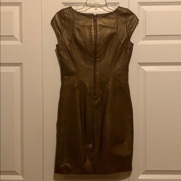 Real leather dress - Picture 2 of 3